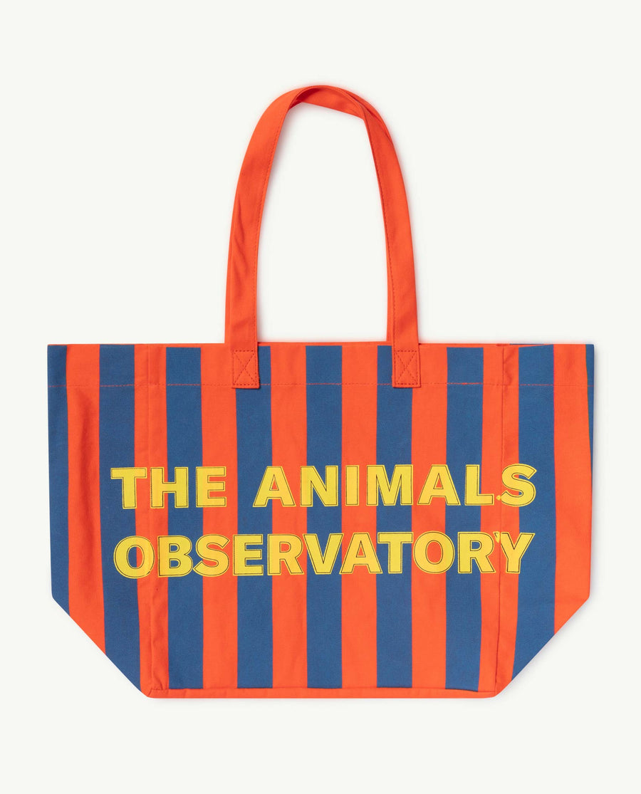 The Animals Observatory - Bags - Twill Tote Bag Onesize Bag Red Stripes Os