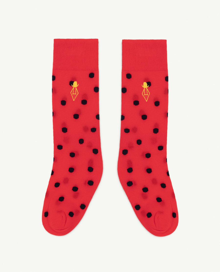 The Animals Observatory - Socks / Tights - Hen Kids Socks Red Logo