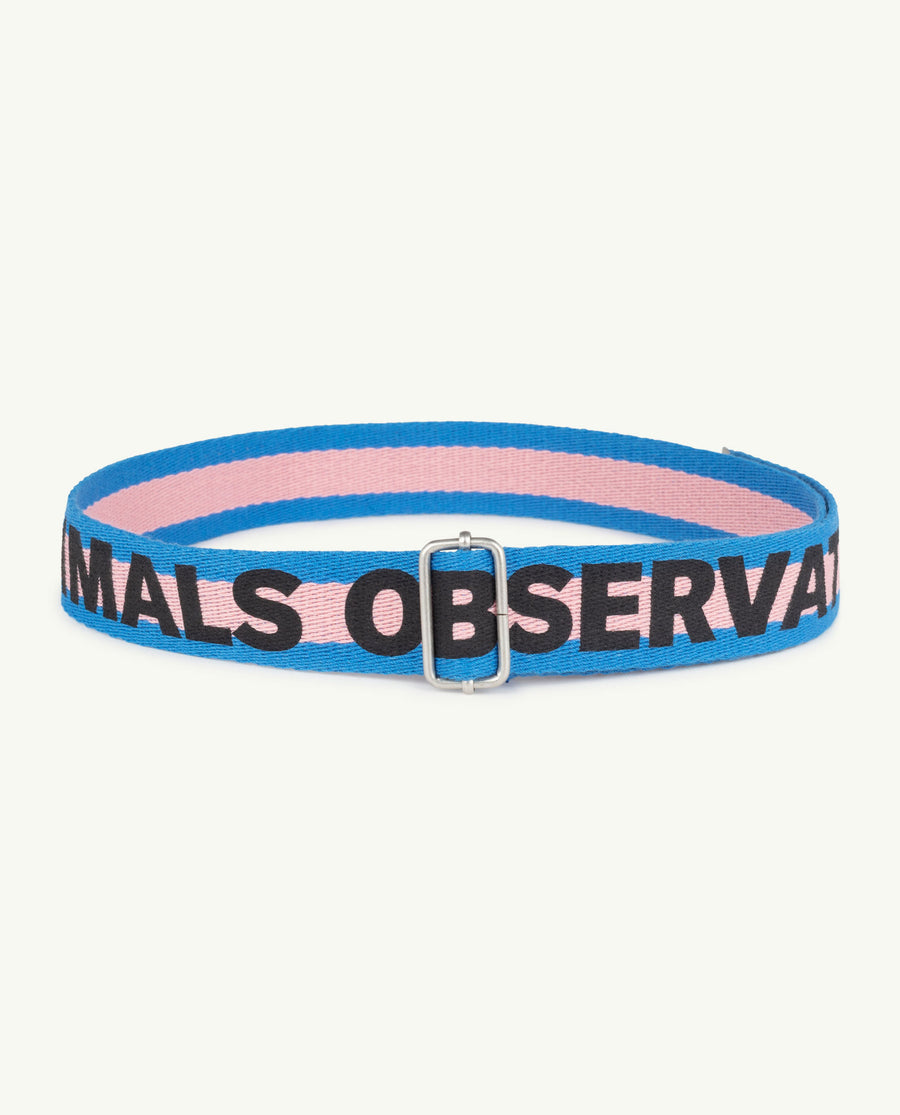 The Animals Observatory - Belts - Stripes Lizard Kids Belt Soft Pink The Animals M