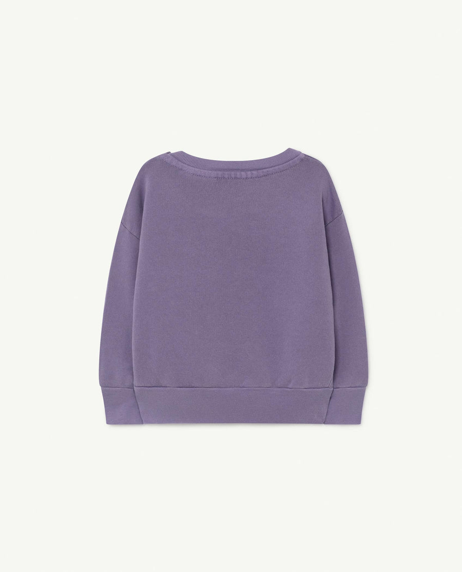 The Animals Observatory - Sweatshirts - Bear Baby Sweatshirt Purple Molto