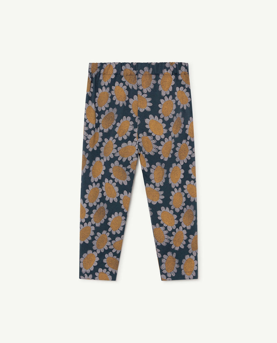 Camaleon Kids Pants Navy Flowers