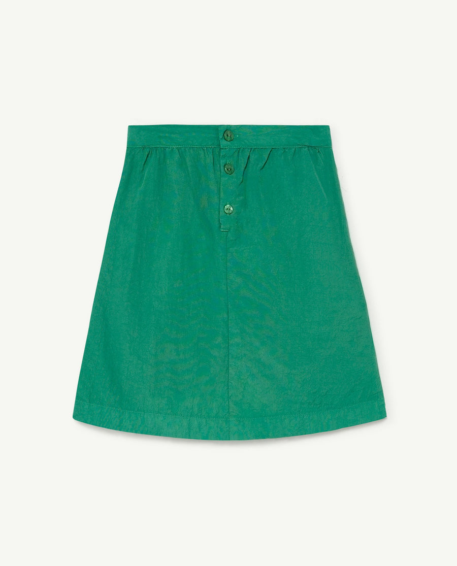 Bird Kids Skirt Green Logo