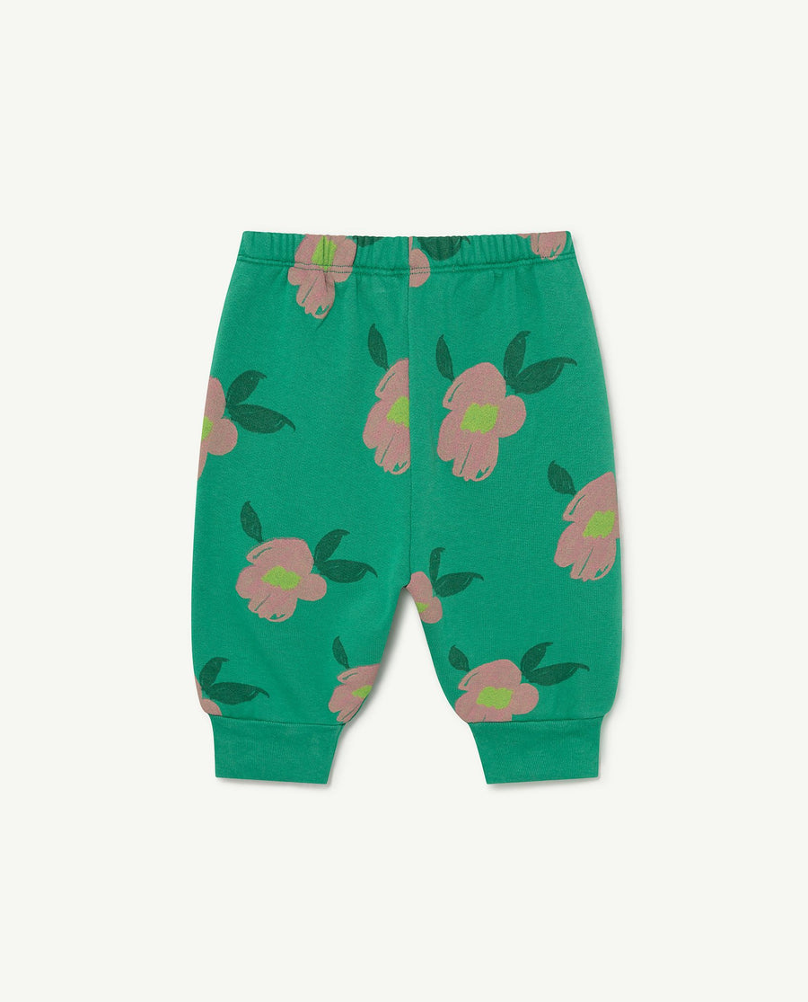 Dromedary Baby Pant Green Flowers