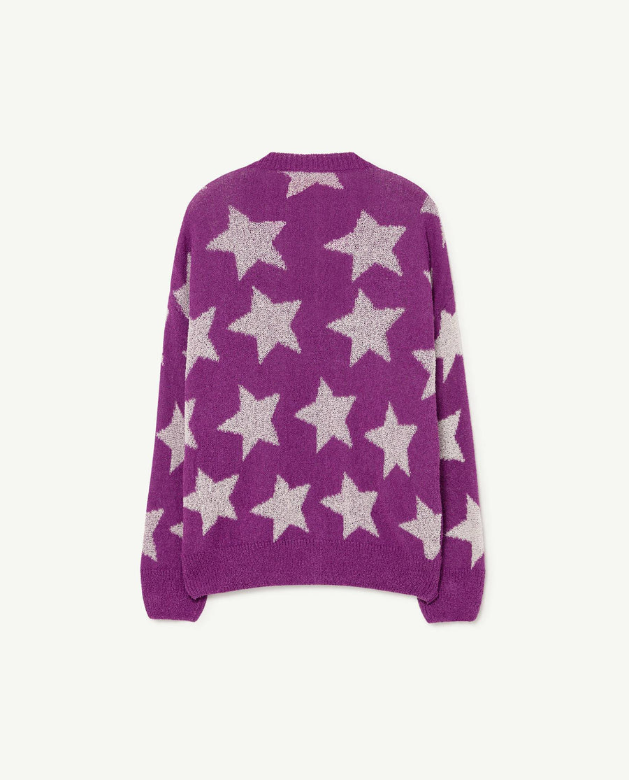 Cardigan Purple Logo - The Animals Observatory