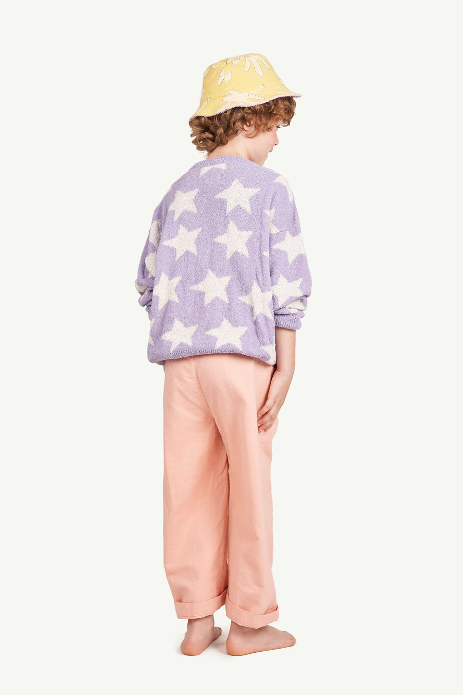 Stars Racoon Kids Cardigan Lavand Logo