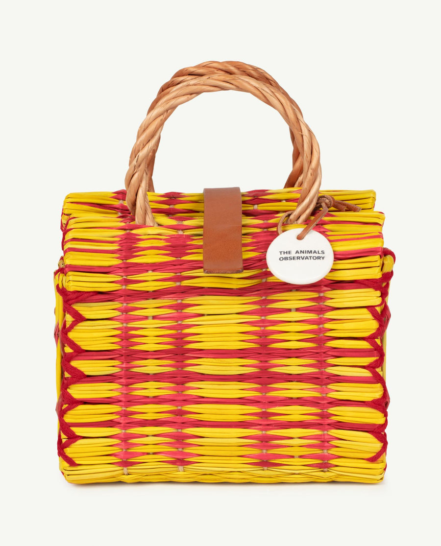 Mini Basket Bag Yellow