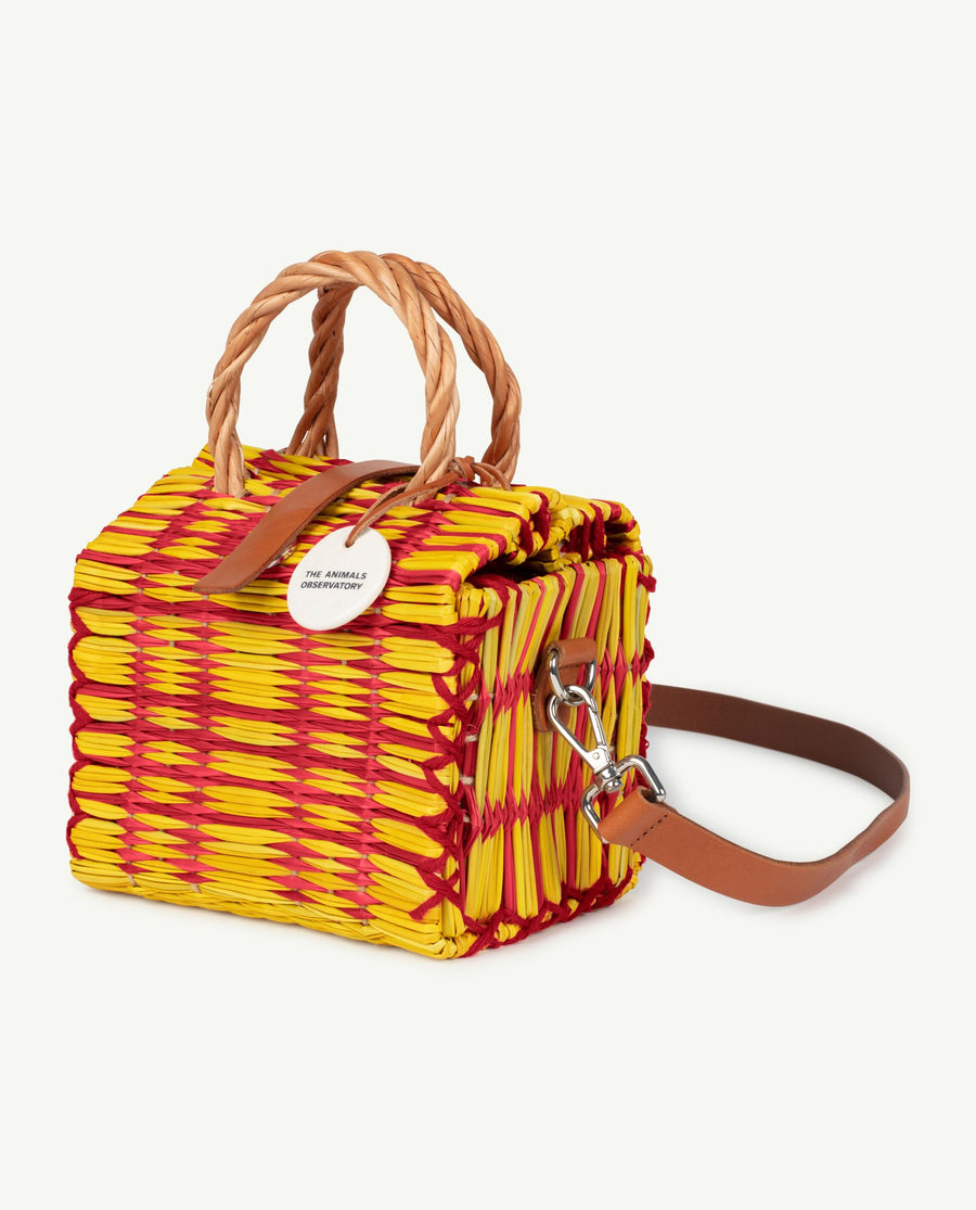 Mini Basket Bag Yellow