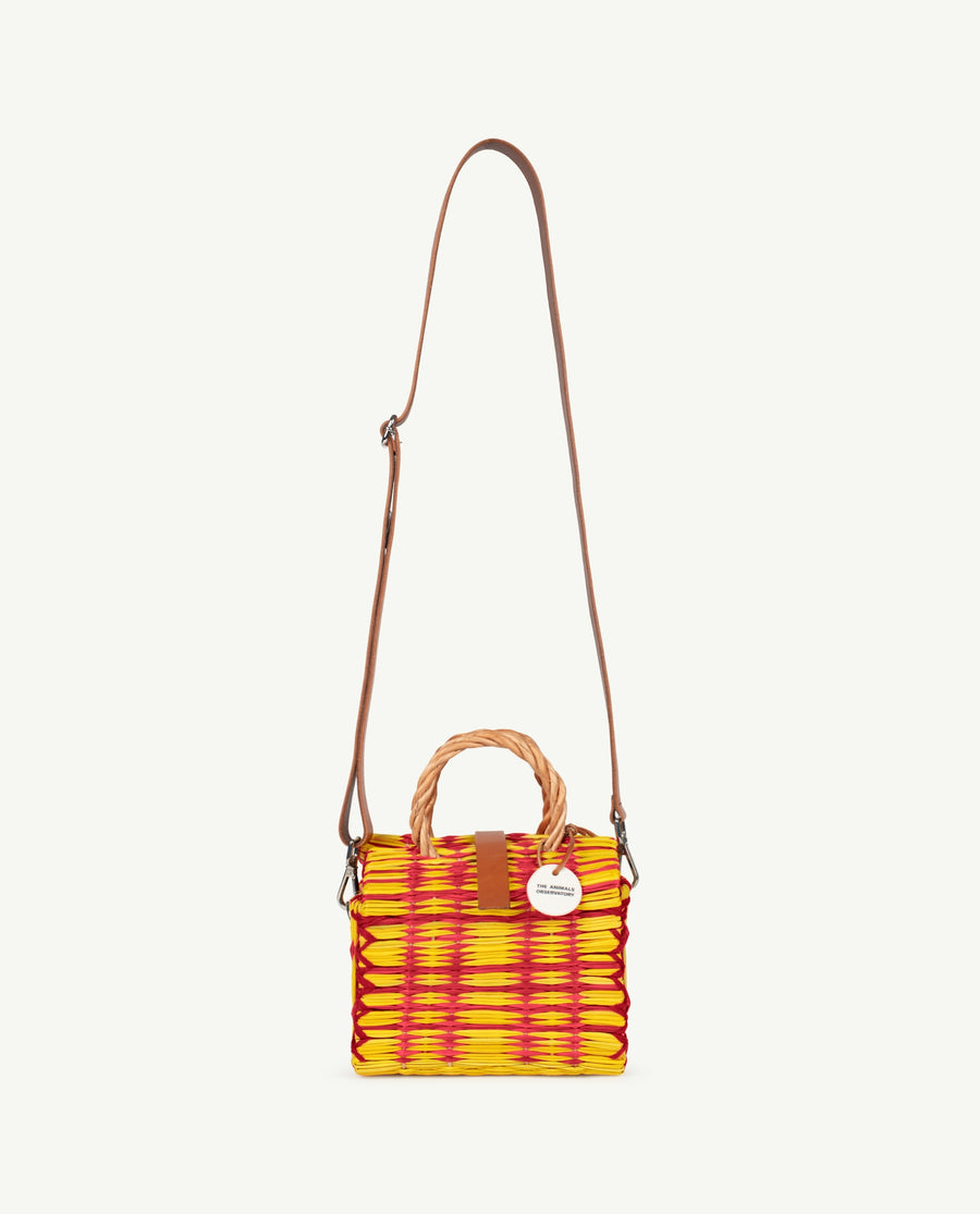 Mini Basket Bag Yellow