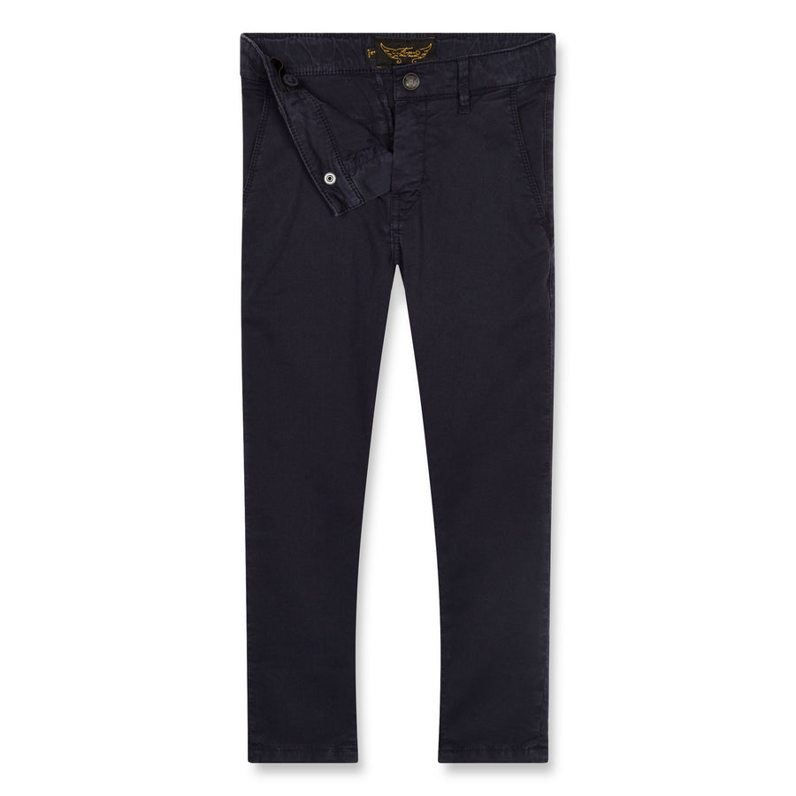 Scotty Super Navy - Boy Woven Chino Fit Pants