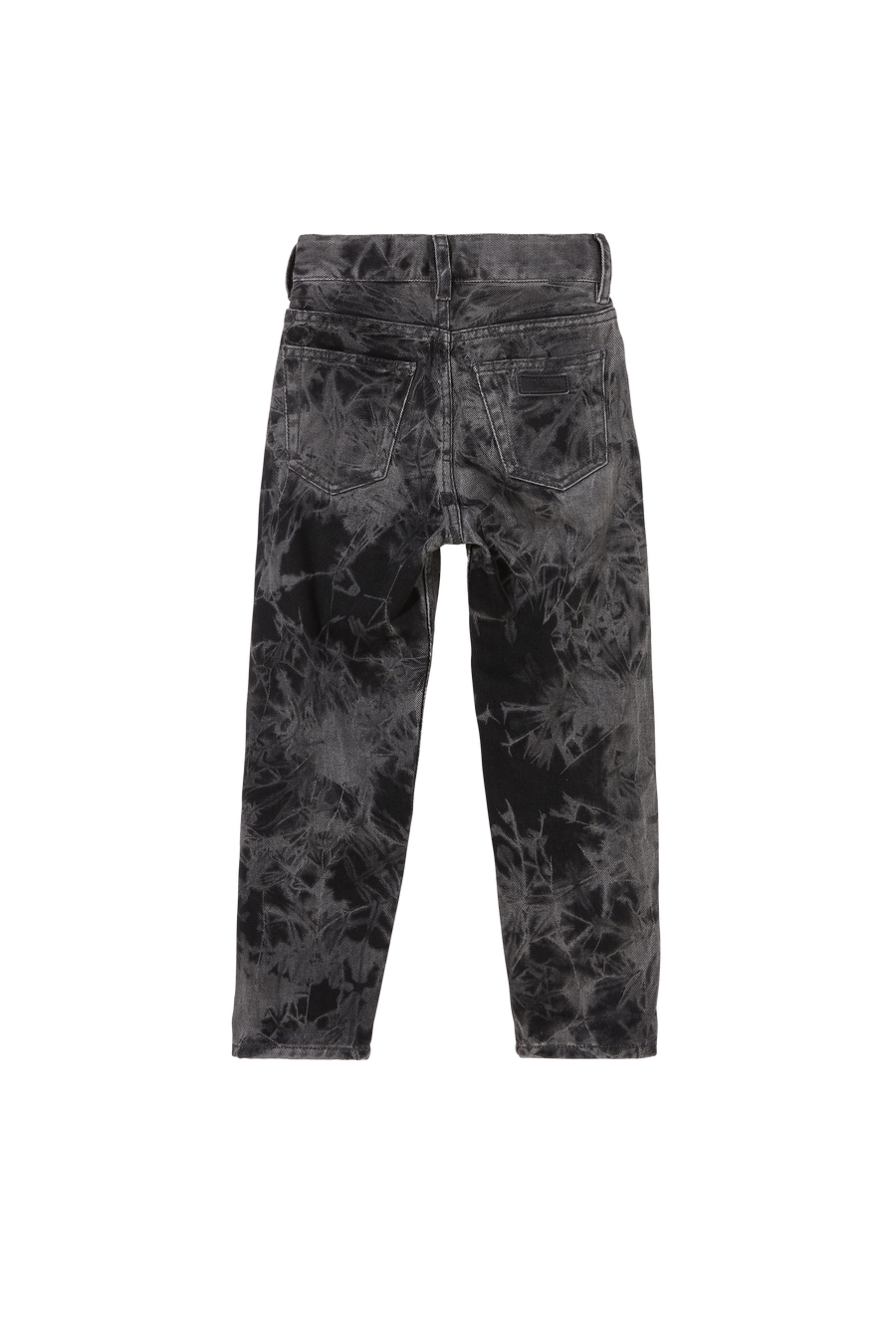 SOLANGE Soft Black Tie & Dye - Slouchy Fit Jeans