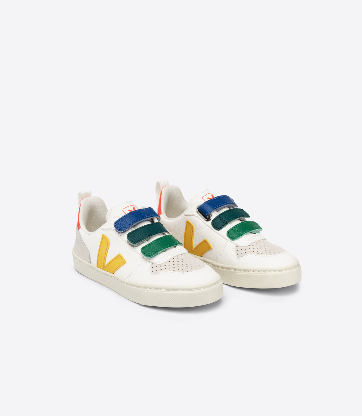Veja - Sneakers - V-10 Chromefree Multico White Ouro