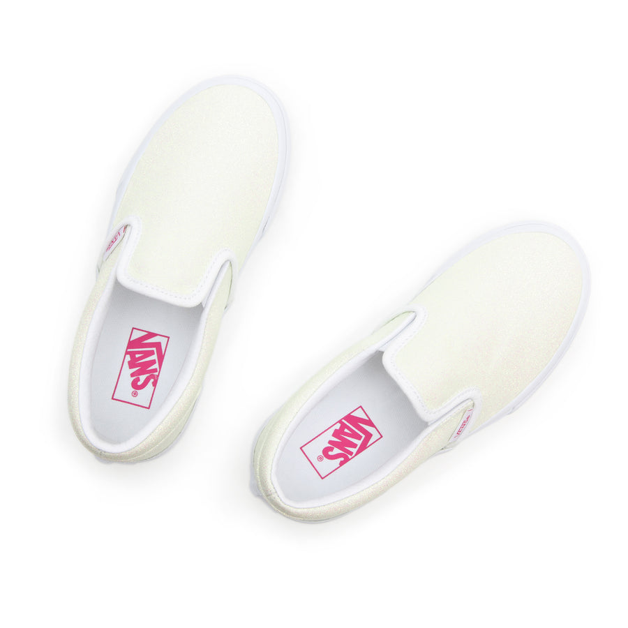 Vans - Shoes - Classic Slip-On  - Glitter Pink/White