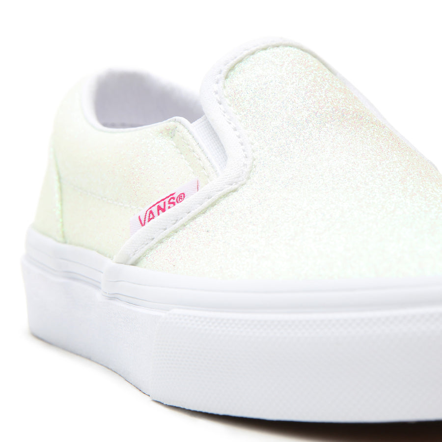 Vans - Shoes - Classic Slip-On  - Glitter Pink/White