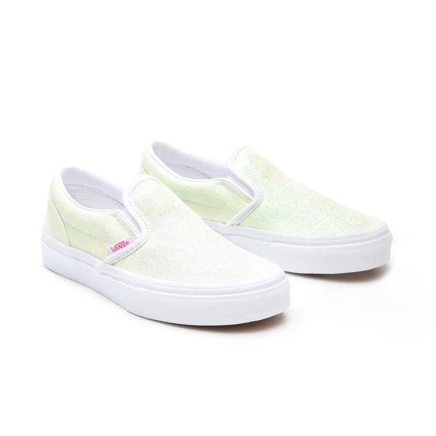 Vans - Shoes - Classic Slip-On  - Glitter Pink/White