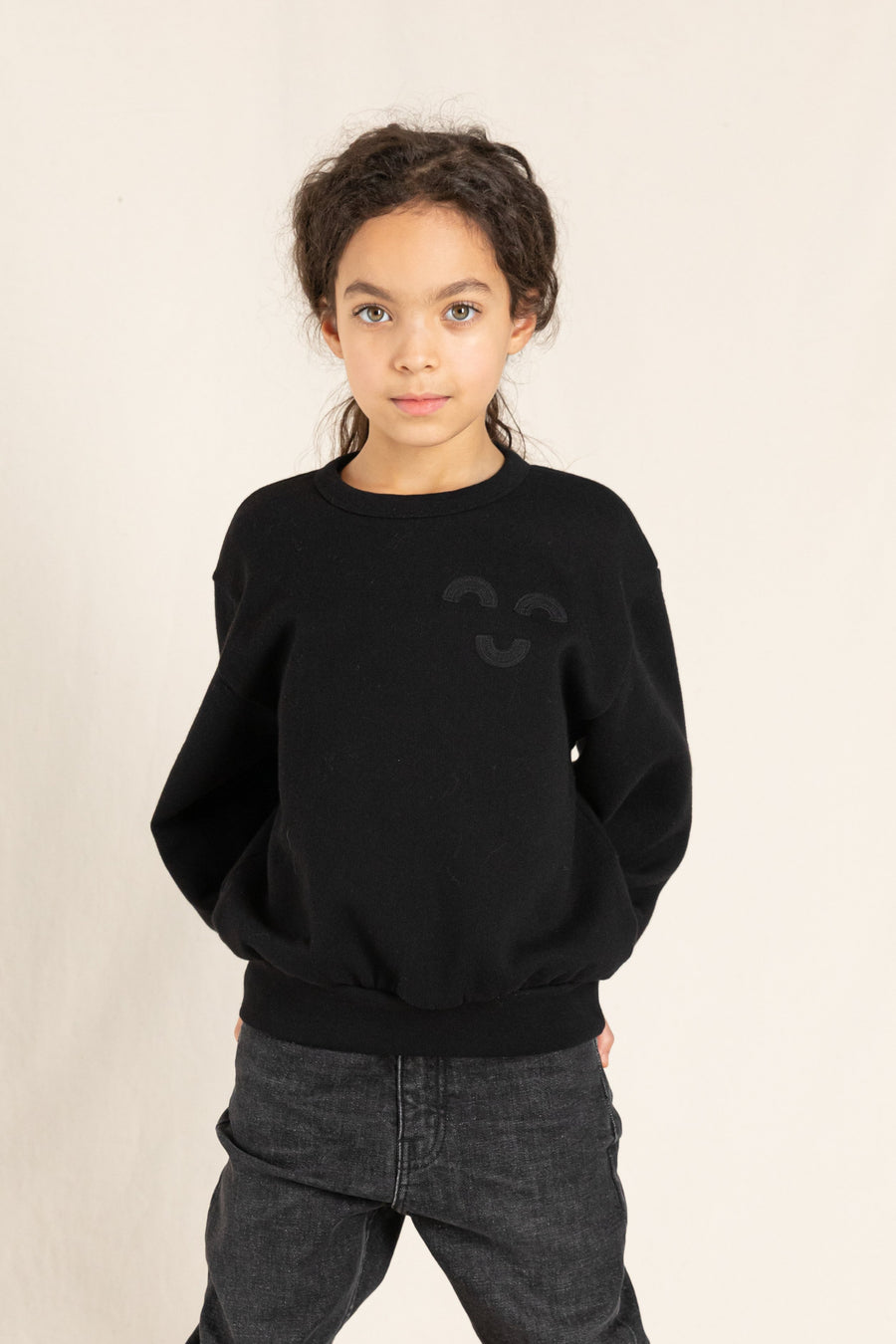 Finger in the Nose - Black Loose Sweatshirt