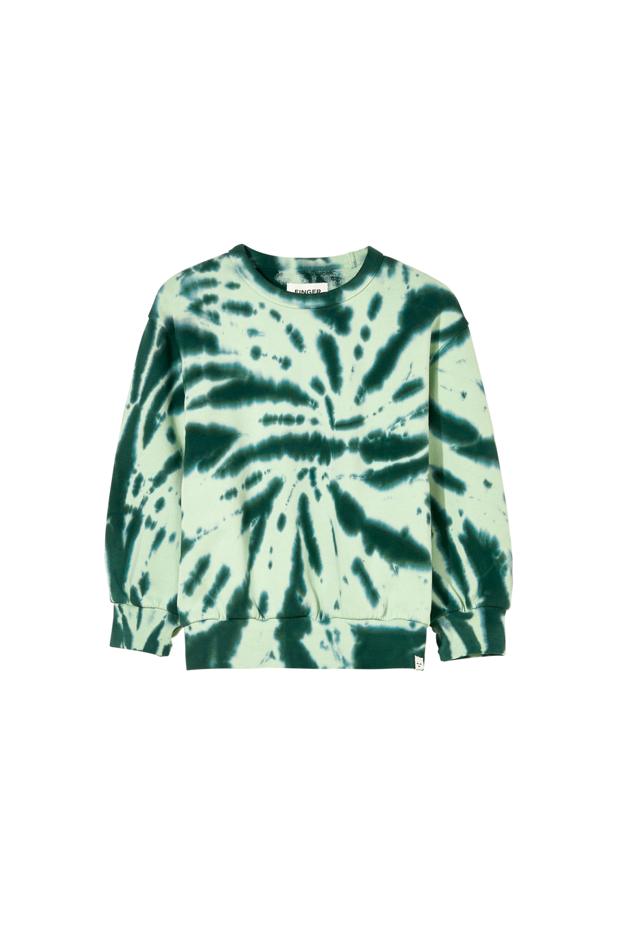 WIND Green Tie & Dye - Loose Sweatshirt