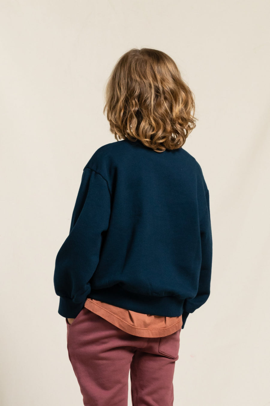 Finger in the Nose - Sweatshirts - WIND Navy Macaroni - Loose Sweater