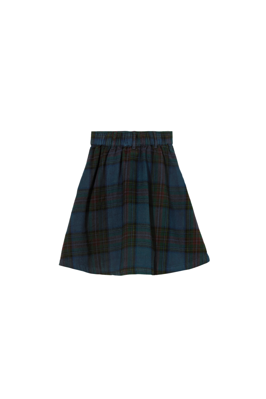 Finger in the Nose - Navy Big Checkers Skirt