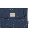 Bagatelle Pouch 19X27  Gold Stella Night Blue