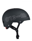 Casque Noir Mat Boucle Magnétique Lumière LED Intégrée