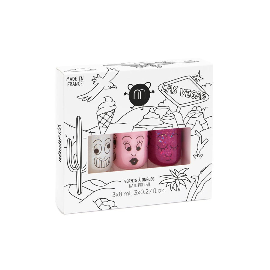 Set of 3 water nail polish 8 ML - Super Bella Sheepy