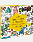 Street Art - Sticker Poster