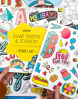 Street Art - Sticker Poster