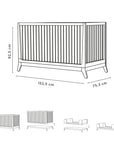 EVOLUTIVE CRIB - NEW HORIZON 70X140