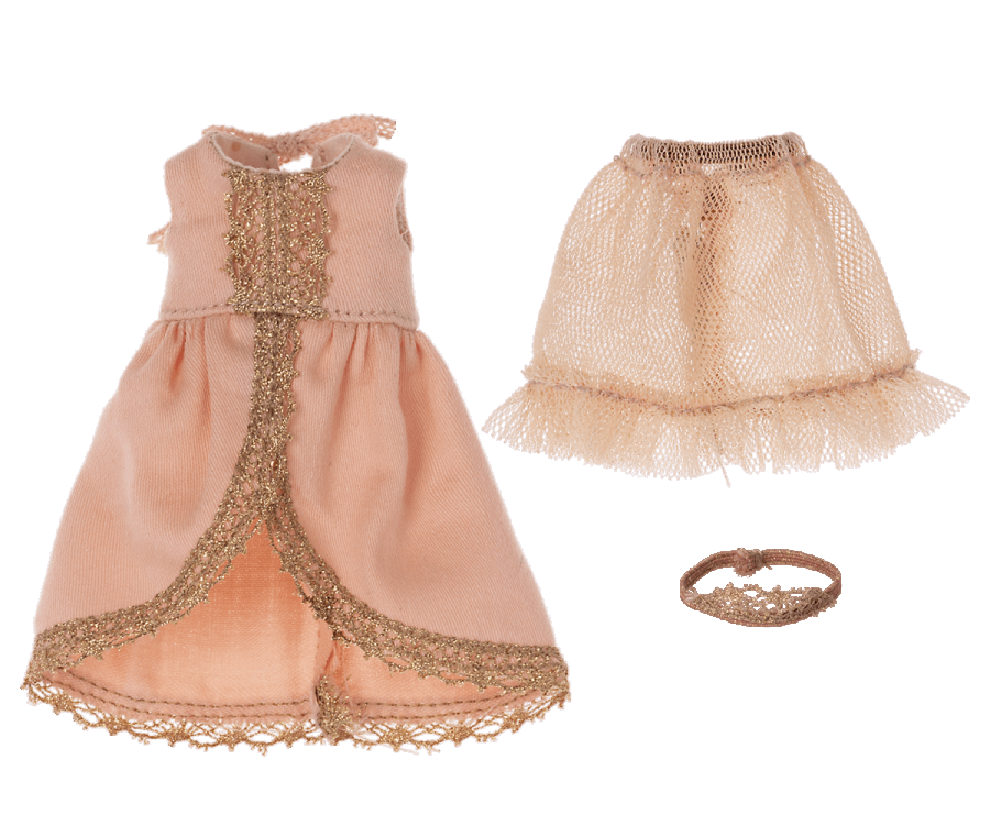 Princess dress for big sister mouse - Rose