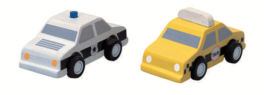 Taxi Et Voiture De Police