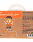 3 colors face painting kit « Lion & Giraffe »