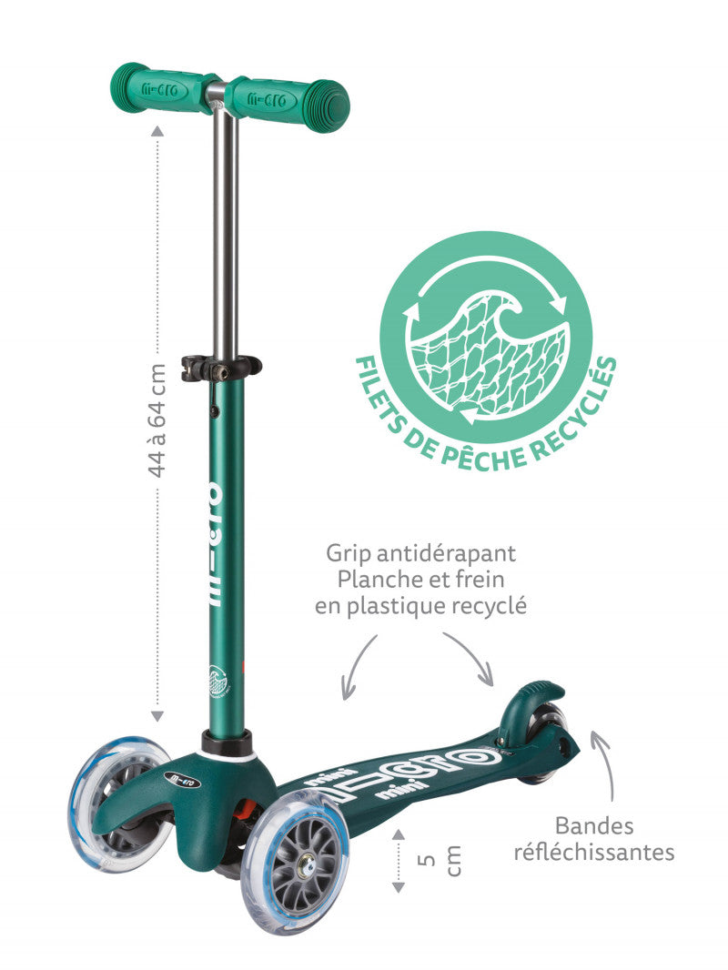 Mini Micro Deluxe Eco - Vert - Plastique Recyclé