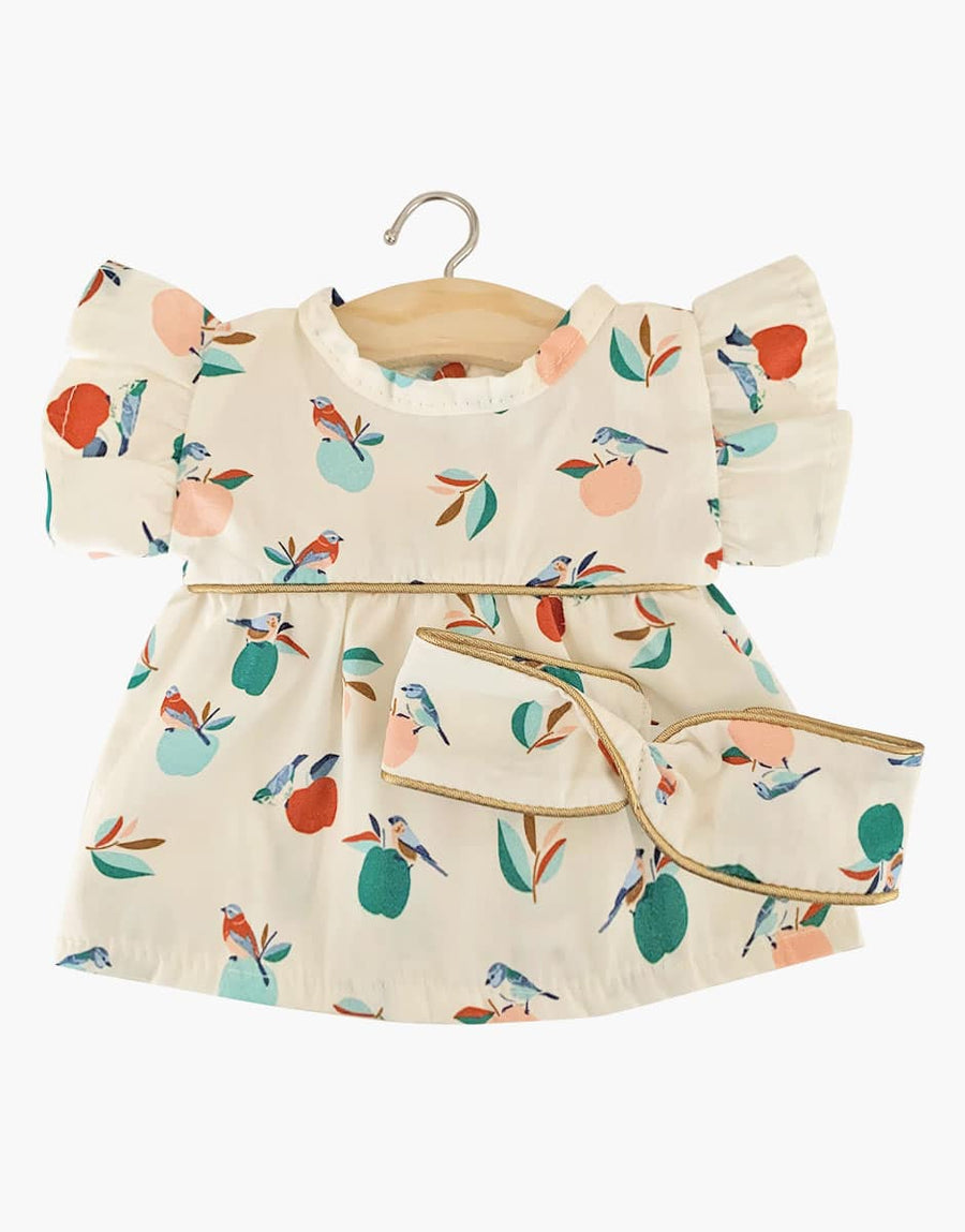 Gordis - Robe Daisy Apple Birds et son headband croisé