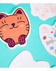 Kitty - Notebook + Stickers