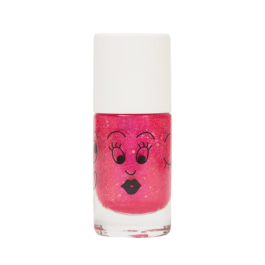 Water-based nail polish for children - Sissi – pink glitter